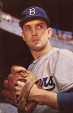 Dodgers P Carl Erskine